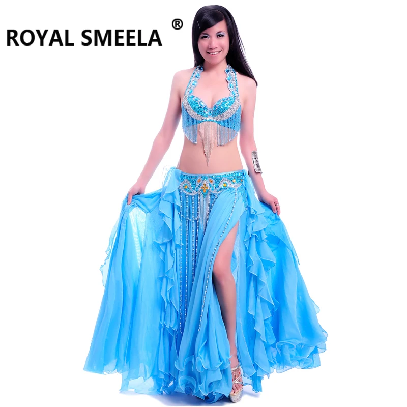 Hot Sale Free Shipping New Women's belly dance set costume belly dancing clothes sexy fashion girl bellydance Chiffon Top skirts
