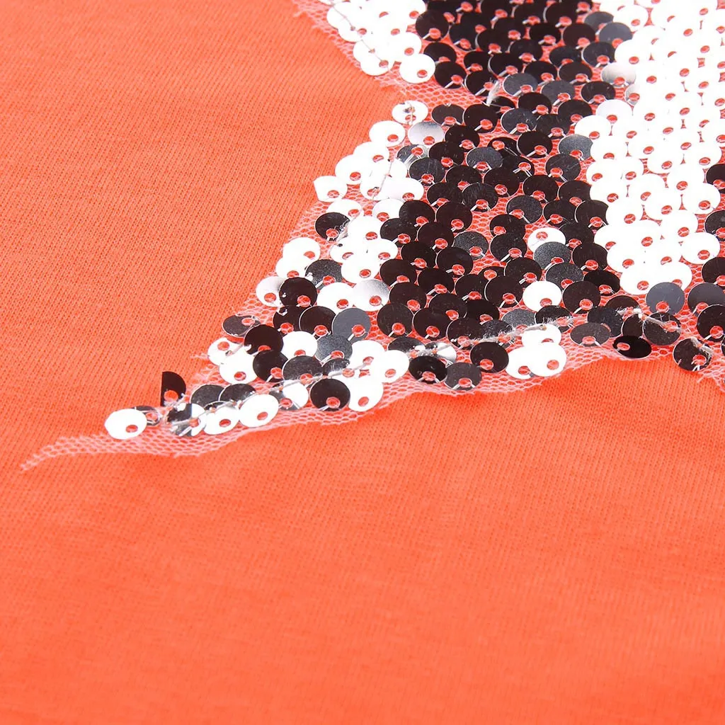 Расшитая блестками верхняя одежда с длинными рукавами и круглым вырезом для