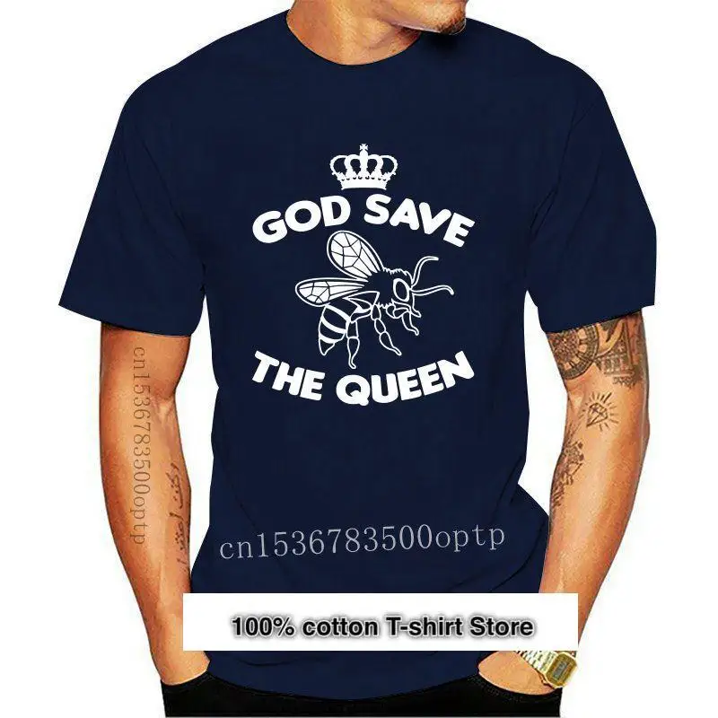 

Camiseta de algodón para hombre, camisa de diseño de Dios, Save The Queen Bees, nuevo diseño, 2020
