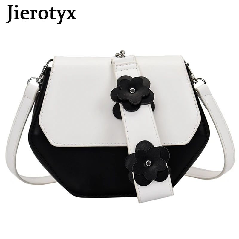 

JIEROTYX Candy Colors Sweet Style Women Handbags Flowers Designs Fashion Female Mini Crossbody Bags Avocado Green Mixed Colors