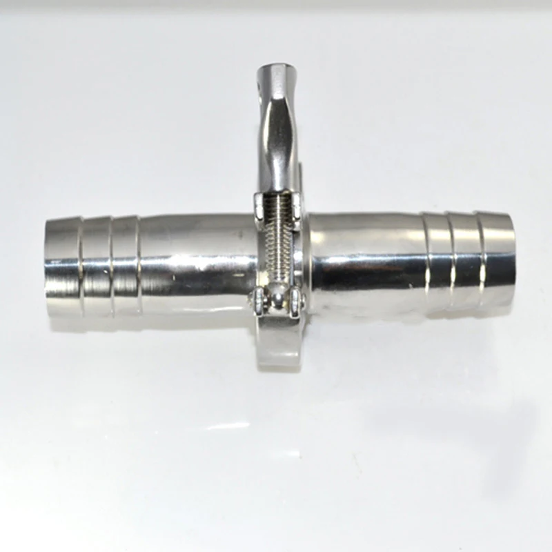 2 шт. 3/4 дюйма 19 мм санитарный шланг Барб наконечник + 1 5 три зажима ПТФЭ Прокладка