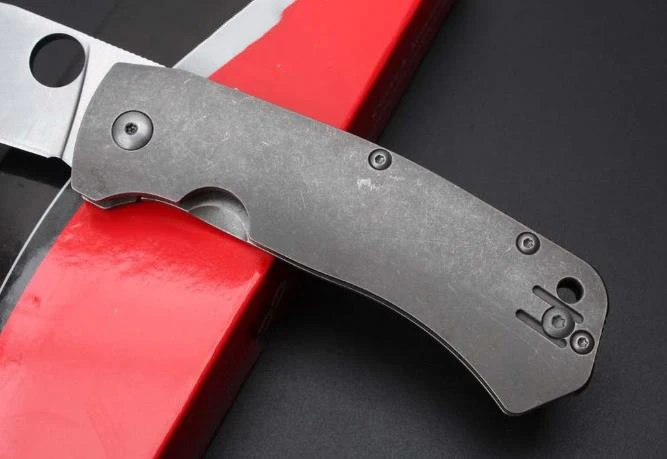 New High Quality Folding Knife D2 Blade Titanium Alloy Handle Outdoor Camping Safety-defend Safety Pocket Military Knives enlarge