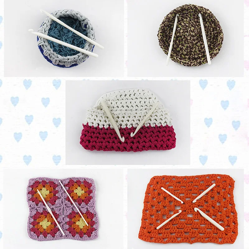 Пластиковые ручки крючки для вязания крючком инструменты с толстой головкой