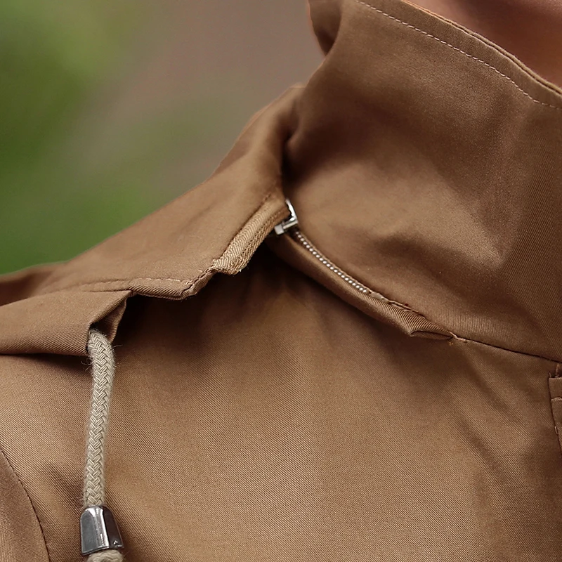 Тренчкот женский демисезонный тонкий однотонный с капюшоном короткий на молнии