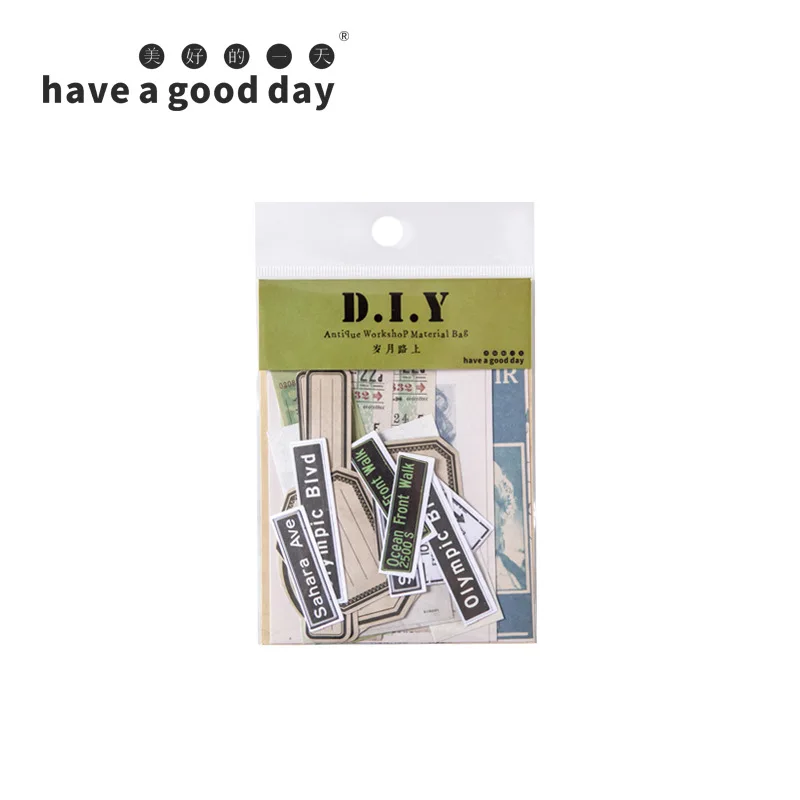 

40pcs/lot Memo Pads Sticky Notes Antique Handicraft Workshop paper Junk Journal Scrapbooking Stickers Office School stationery