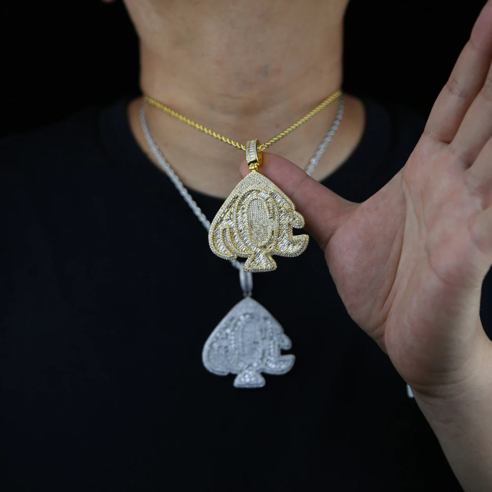 Подвеска в виде сердца с гравировкой букв A C E ожерелье цепочкой из веревки для