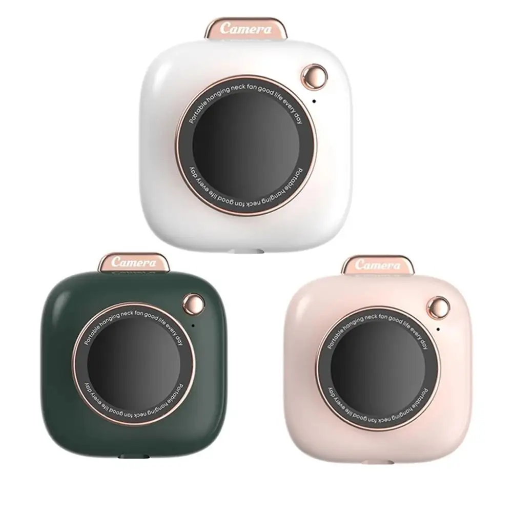 

Mini Camera Hanging Neck Small Fan Portable USB Rechargeable Sport Bladeless Outdoor Lazy Mute Silent Student Travel Cooling
