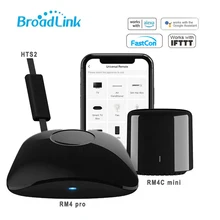 BroadLink Home Automation Controller RM4C Mini RM4 Pro IR RF WiFi Smart Universal Remote appliances , Voice Controlled Via Alexa