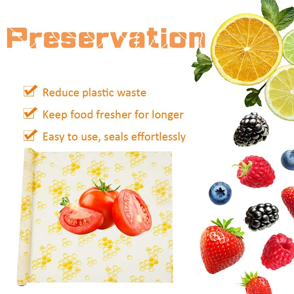 Многоразовая пищевая оберточная бумага для пчелиного воска s-образный