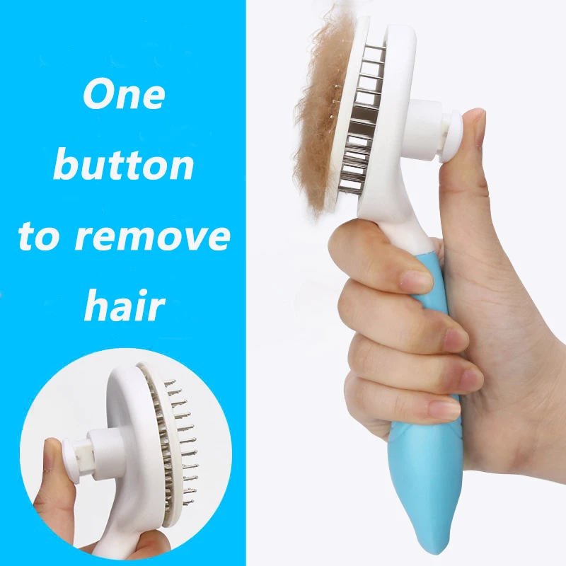 

Cat comb brush dog grooming supplies cat accessories for deshedding brush pet facial body massager comb hair brush fur remover