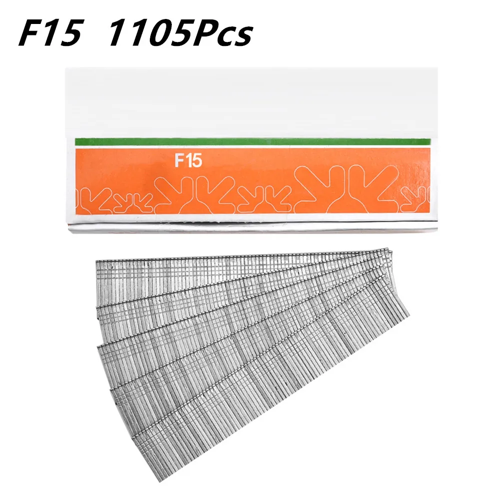 1105 шт. F15/F20/F25/F30 прямые гвозди для электрического пистолета для ногтей степлер-пистолет гвоздильщик мебель DIY домашний/садовый инструмент для деревообработки - изображение