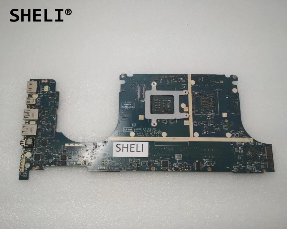 SHELI для ноутбука DELL XPS 15 9530 материнская плата телефон с SR1PZ процессор GT750M 2 Гб GPU