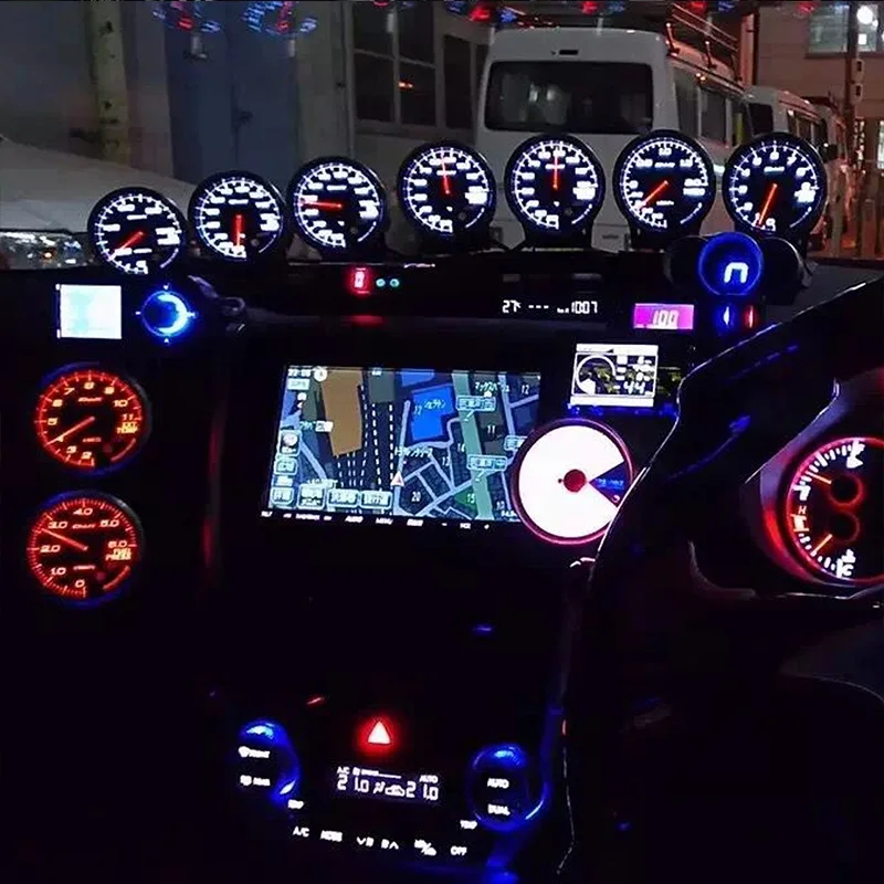 Масляный Пресс Defi Advance BF turbo Boost измеритель температуры и напряжения 60 мм для
