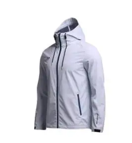 White XXL Xiaomi mijia мужская непромокаемая Спортивная повседневная куртка ветрозащитная и непромокаемая дышащая куртка с капюшоном с воротами умный дом - Цвет: White XXL