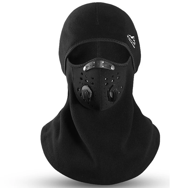 Зимняя Лыжная маска лыжная шапка для велоспорта Флисовая теплая Ветрозащитная