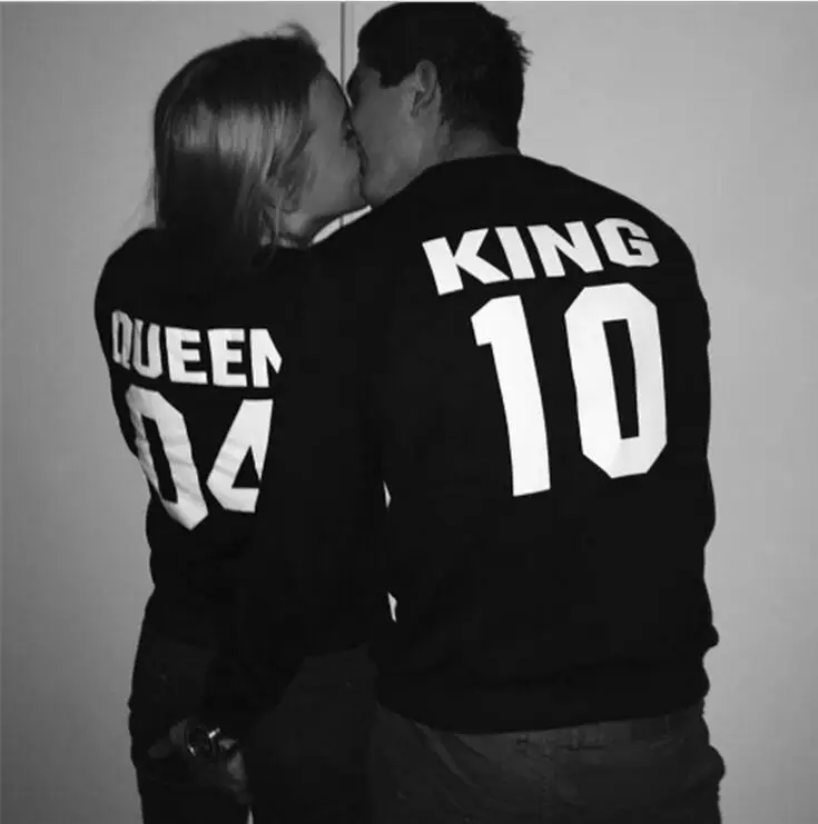 King 10 Queen 04 Hoodies Sweatshirts EuropeTops 2022 Women Casual Kawaii Harajuku Kpop Sweat Punk For Girls Clothing Korean