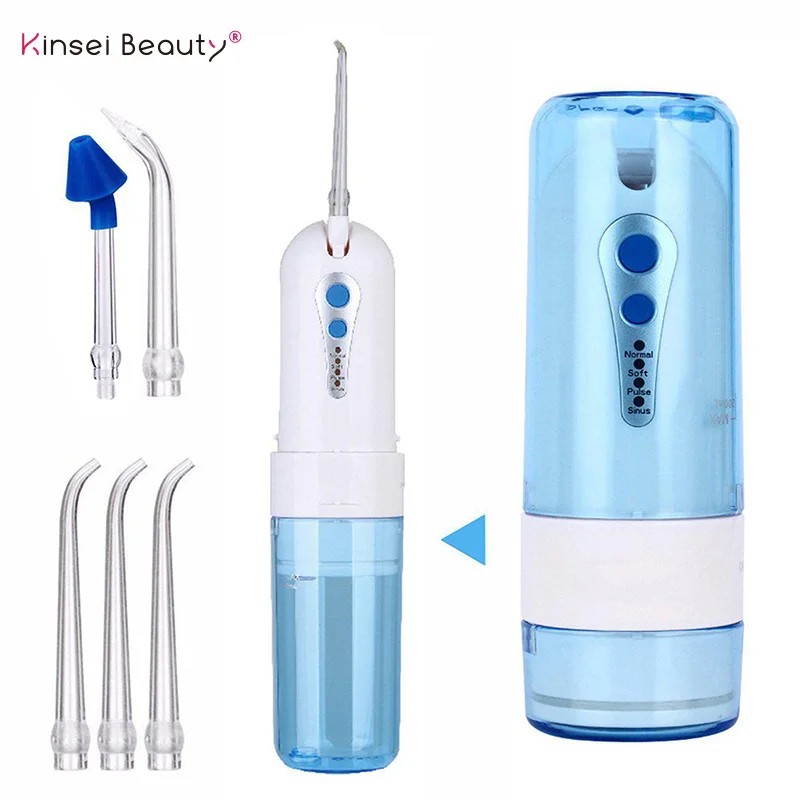 Oral Irrigator USB Recharge Cordless Water Teeth Cleaner Travel Foldable Portable 4 Modes Adult Child Waterpick Water Flosser