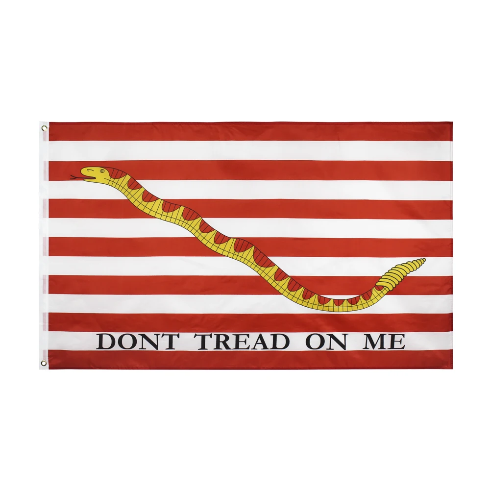 

WN 60X90 90X150cm Dont Tread On Me 1st First Navy Jack Flag For Decoration