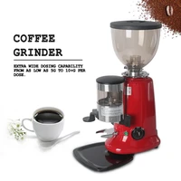 commercial coffee grinder manual dispensing coffee mill machine electric flat burrs grinder profession espresso coffee equipment