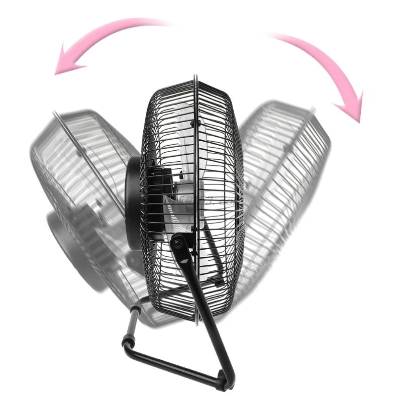 

LILENG 6" 8" 10" Large Black All Metal Electric Rotating USB Powered 18650 Battery Powered Desktop Fan 100% brand new and high q