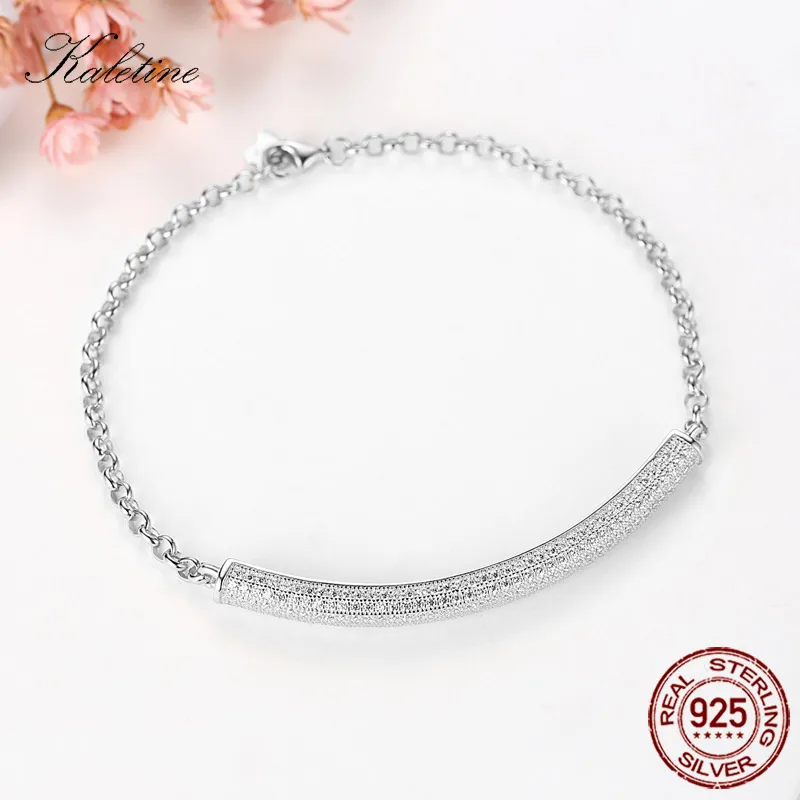 Bracelet Fashion Pure 925 Sterling Silver AAA+ Cubic Zirconia Micro Pave Setting Charm | Украшения и аксессуары