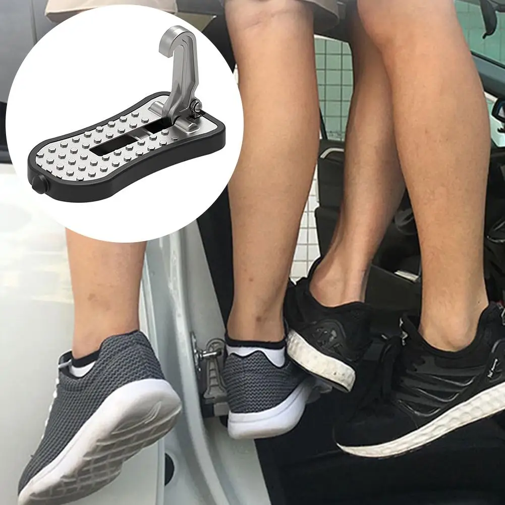 Универсальная Складная Автомобильная подножная педаль с крючком из