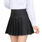 Короткая юбка Harajuku размера плюс с высокой талией, новая Корейская клетчатая юбка на молнии для школьниц, плиссированная клетчатая юбка, Сексуальная мини-юбка