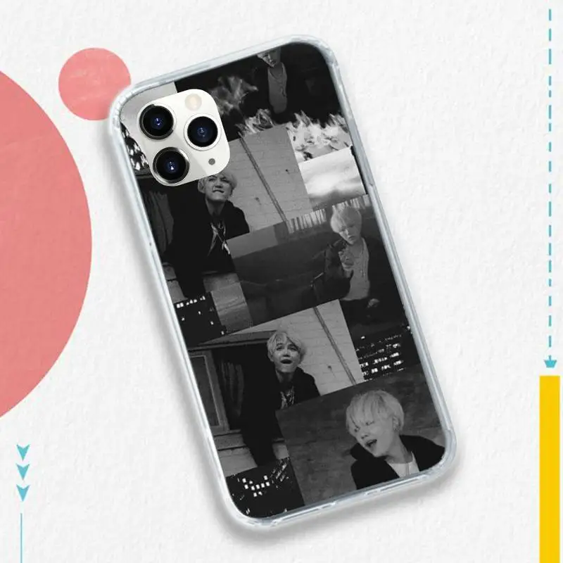 

Agust D suga case for airpods Phone Case Transparent soft For iphone 5 5s 5c se 6 6s 7 8 11 12 plus mini x xs xr pro max