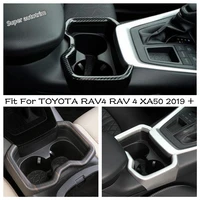 front seat cup holder water bottle drinks cover trim 1pcs for toyota rav4 rav 4 xa50 2019 2022 abs interior accessories