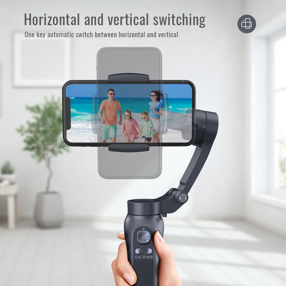 Карданный подвес смартфон складной L7B шарнирный стабилизатор для камеры GoPro