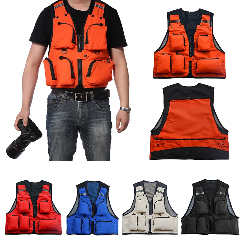 

Ultra light fishing vest warm quick-drying mesh vest military tactical camping vest outdoor men's hunting clothing multi-pocket
