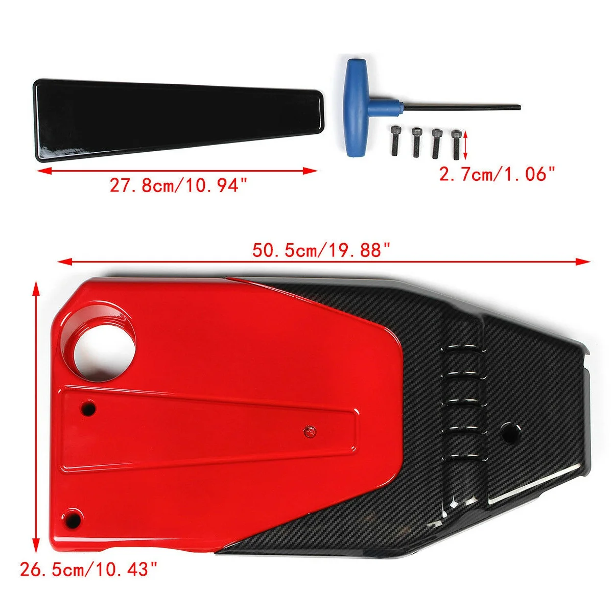 Новинка крышка капота двигателя АБС-пластик карбоновое волокно подходит для Honda
