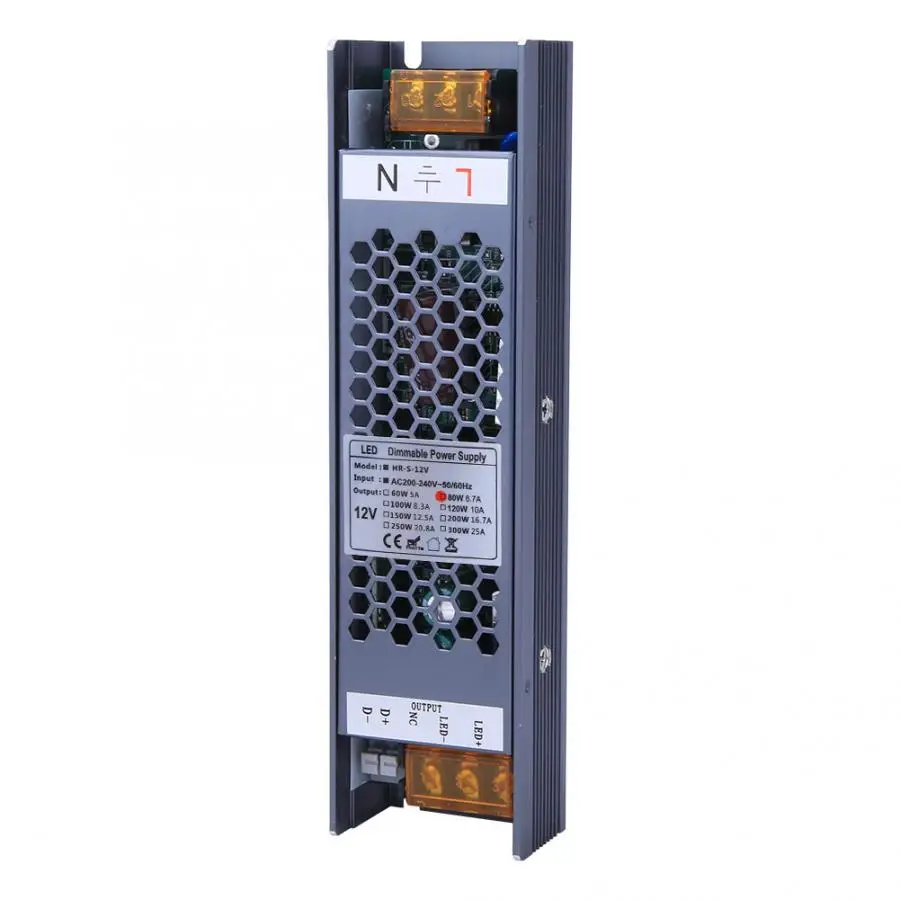 80W Dimming Power Supply High Efficiency Support SCR 0-10V PWM DALI 4 Control Methods Switching | Обустройство дома