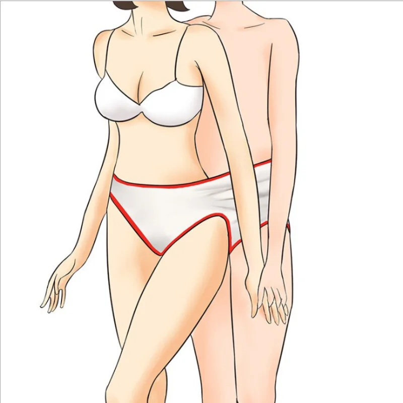 

Сексуальное двойное нижнее белье для пар, эротическое нижнее белье из чистого хлопка, Униформа, соблазнительное Эластичное Трикотажное ниж...