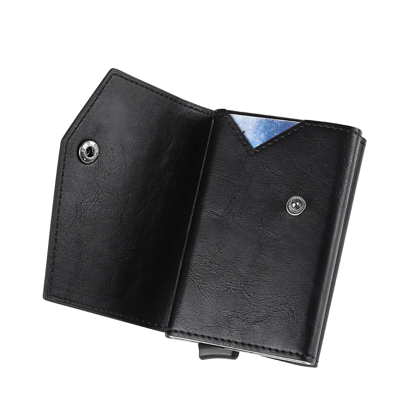 Алюминиевый металлический выдвижной кошелек для кредитных карт 2022 Новинка