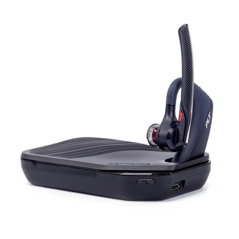 Original Plantronics Voyager 5210 Wireless Business single ear Headset Bluetooth Ear hanging Noise Reduction HD Voice Earphone|Наушники и