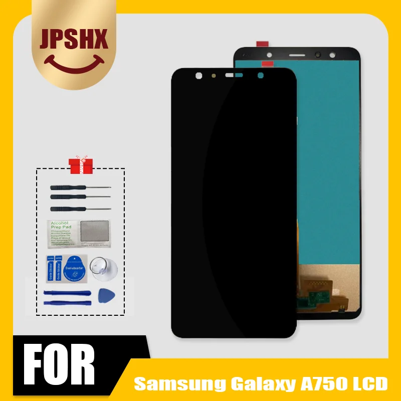 100% протестированный ЖК-дисплей A750 для Samsung Galaxy A7 2018 SM-A750F A750FN A750G A750F с сенсорным