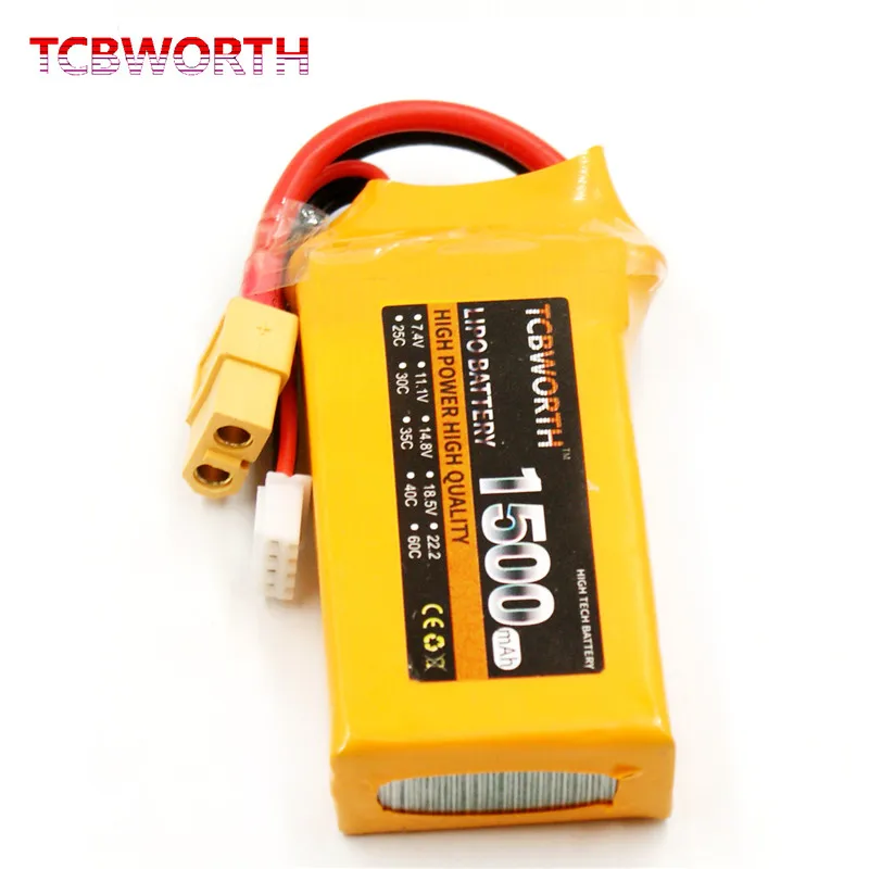 2 шт./упак. батареи 2S 7 4 V 1500mAh 25C 35C 60C RC Drone LiPo Battery для радиоуправляемого самолета