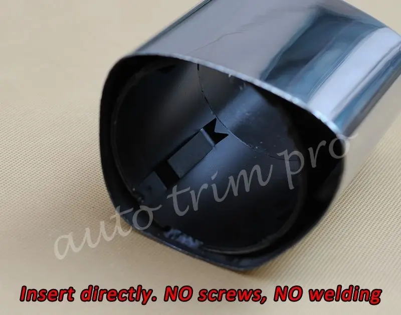 Хромированный задний глушитель выхлопной трубы наконечник для Volvo XC60 S60 T5