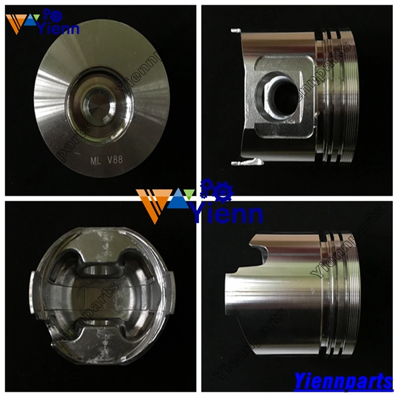 4TNV88 4TNE88 поршневой набор 88 мм 129005 22080 129001 22081 для Yanmar экскаватор погрузчик запчасти