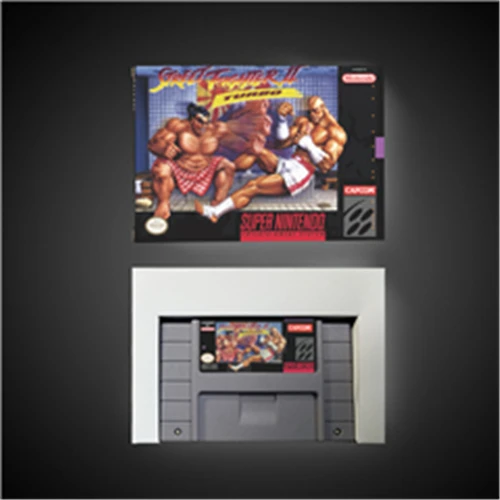 Street Game Fighter II Turbo Hyper Fighting-карта действия для игры в США версия с розничной коробкой