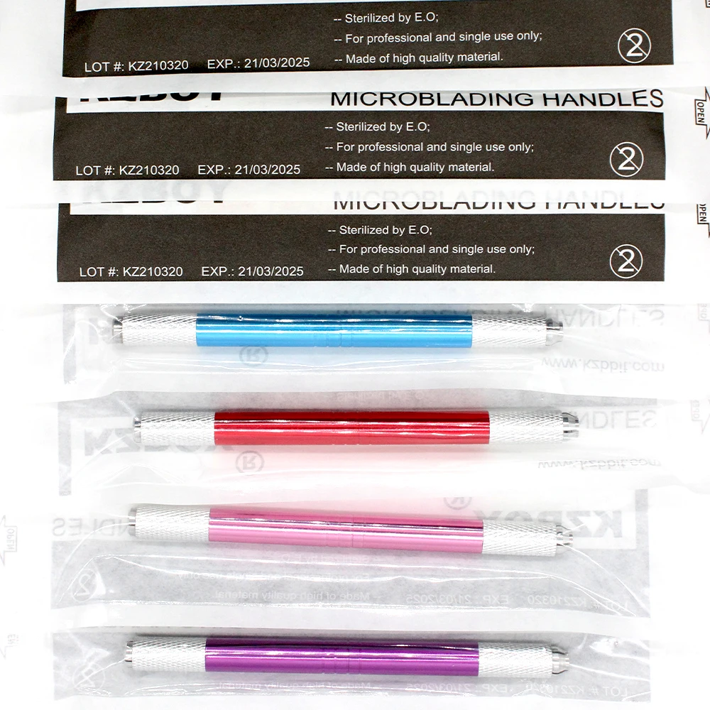30 قطعة رائجة البيع دليل Microblading القلم مزدوج الوجهين للوازم تجميل دائم الحاجب الوشم Microblading أداة اليد
