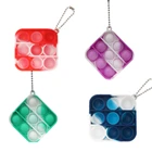 Милые забавные антистрессовые игрушки для взрослых и детей, Пузырьковые пузырьки, игрушка для снятия стресса, сжимаемая сенсорная специальная игрушка Поп Ит