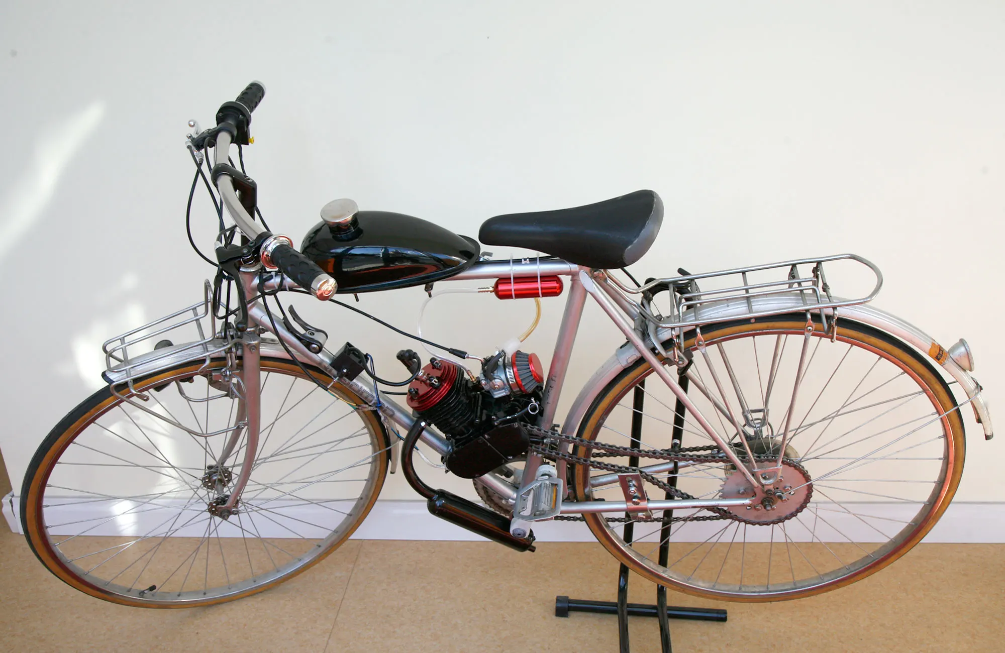 Моторизованный Бензобак для велосипеда Power Petcock 3L подходит двигателя 80cc 60cc 66cc и 49cc