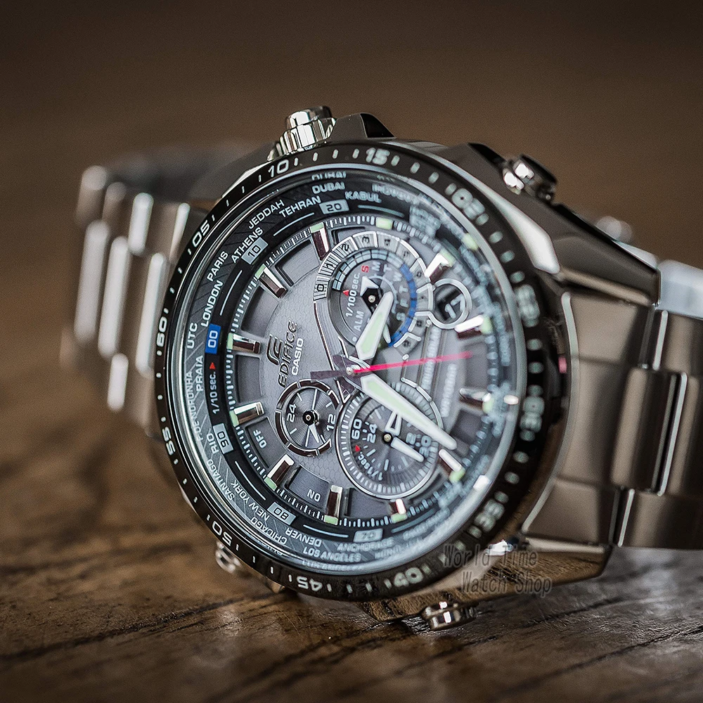 Casio Часы Edifice Мужские кварцевые спортивные часы бизнес модные часы EQS-500DB EQS-A500DB