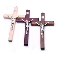 1pcs jesus cross christ suffering statue cross icon religious prayer cross hand holding
