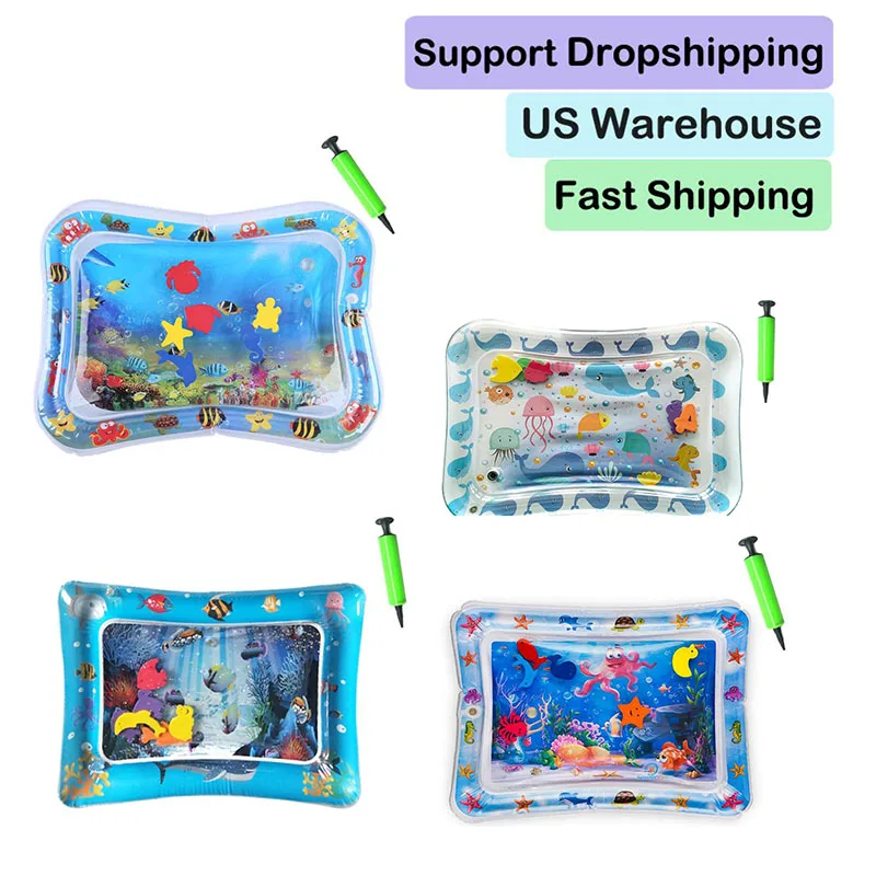 1 шт. надувной коврик для игр Игрушки младенцев развивающий детский игровой воды