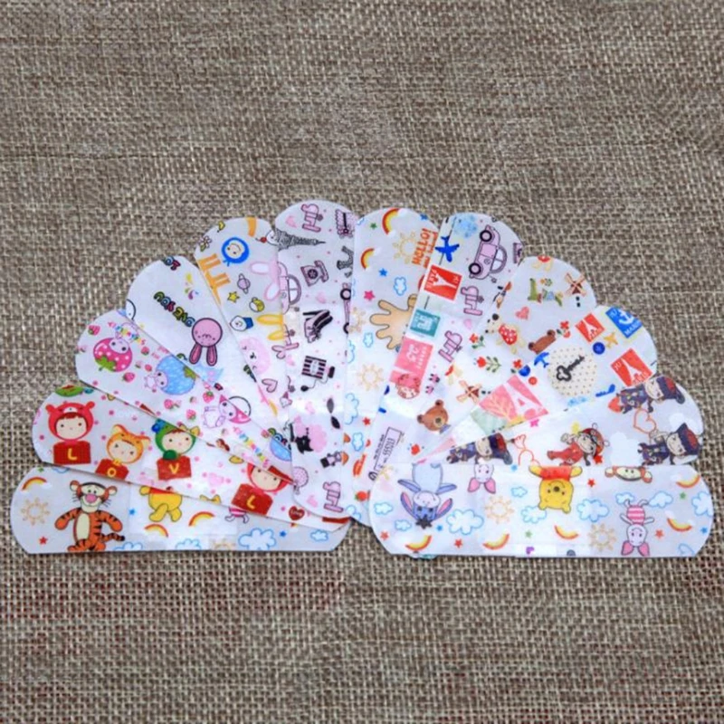 100 шт. Ассорти мультфильм клея повязка на рану гемостаза первой помощи Детские