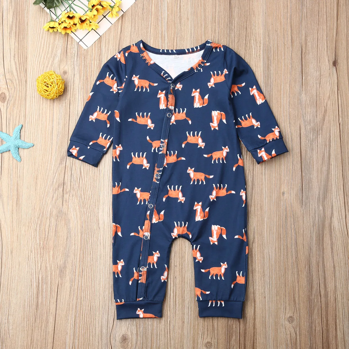 Ползунки для новорожденных мальчиков и девочек комбинезон хлопчатобумажный с