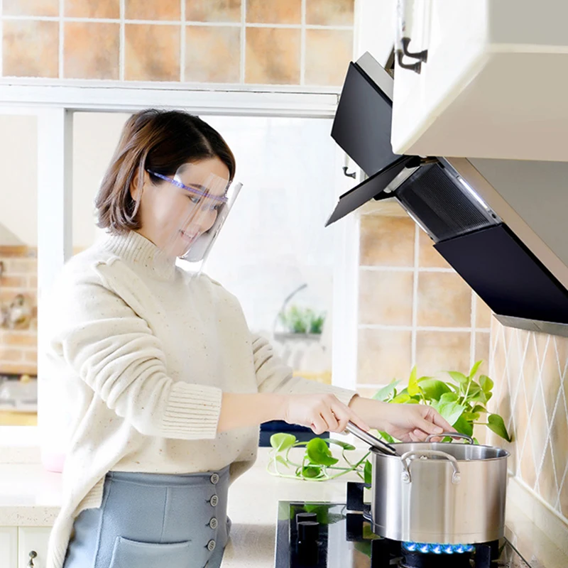 Новейшие дышащие универсальные прозрачные крышки закрывающие все лицо бытовые